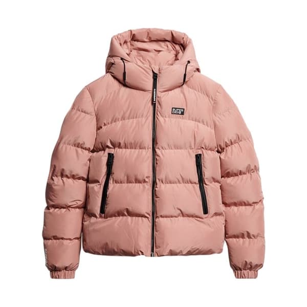 Doudoune Superdry Huva Sport Piffer Jacka - Rosa