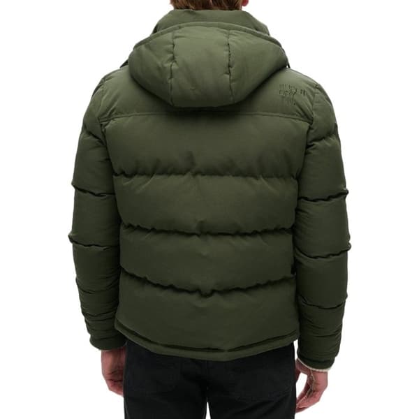 Doudoune Superdry Everest Kort Huva - Grön-Vapnen