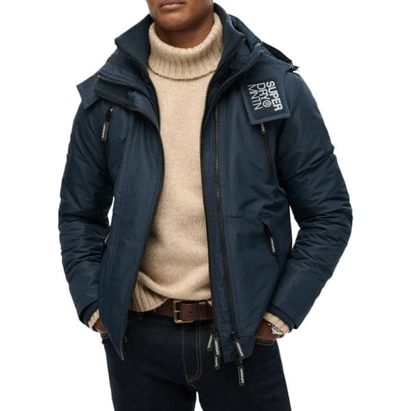 Veste Superdry Kapuschong MTN Vindjacka - Marine-Eclipse