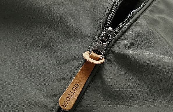 HERRE REGNJAKKE Softshell KHAKI Vandtæt VINDJAKKE størrelse L
