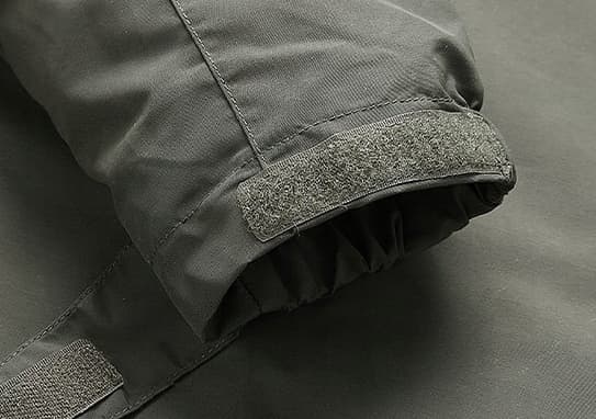 HERRE REGNJAKKE Softshell KHAKI Vandtæt VINDJAKKE størrelse L