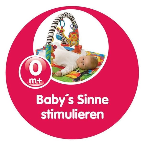 Playgro Leksak för Barnvagn Mus Clip Clop, Från Födelset, Dingly Dangly Mimsy, Orange/Mångfärgad, 40144 - 720113