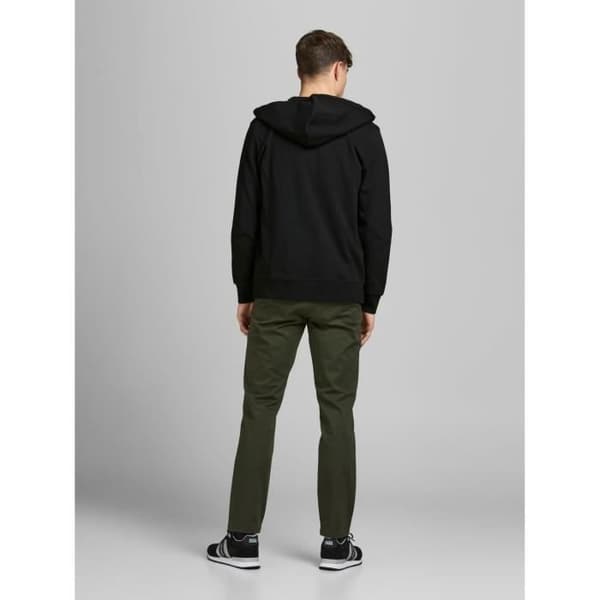 Mjuktröja - JACK & JONES - Svart - 85% Bomull - 15% Polyester - Herr