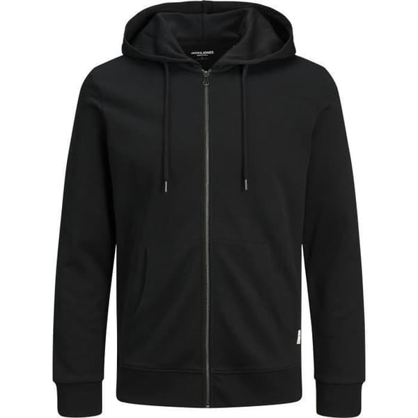 Mjuktröja - JACK & JONES - Svart - 85% Bomull - 15% Polyester - Herr