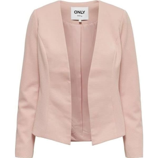 Blazerjacka - Only - Anna - Kort - Rosa rök - Storlek 32