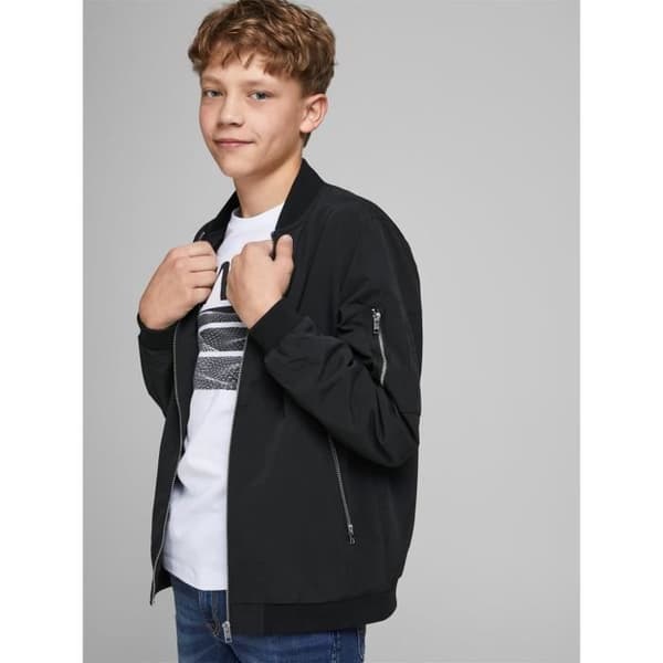Barnbomberjacka - JACK & JONES - Jjerush - Svart - Blandat