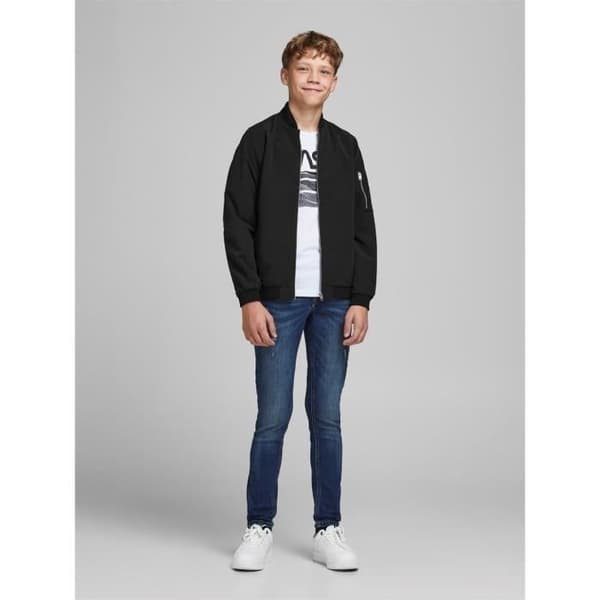 Barnbomberjacka - JACK & JONES - Jjerush - Svart - Blandat