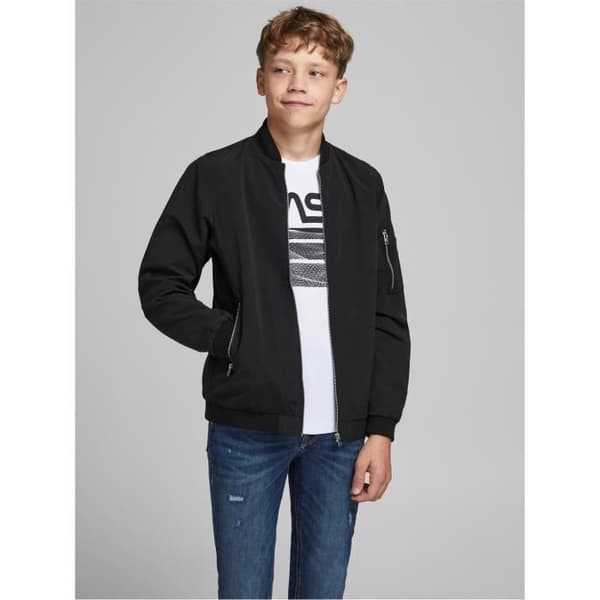 Barnbomberjacka - JACK & JONES - Jjerush - Svart - Blandat