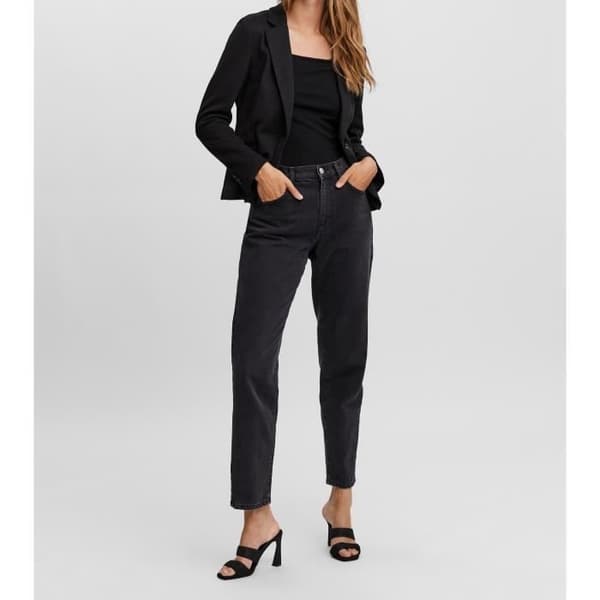 Jerseyblazer - VERO MODA - Svart - Dam - Figursydd - 2 Fickor