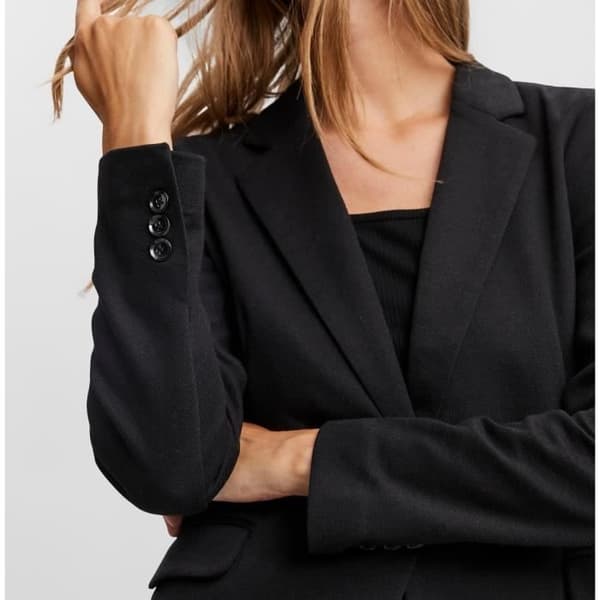 Jerseyblazer - VERO MODA - Svart - Dam - Figursydd - 2 Fickor
