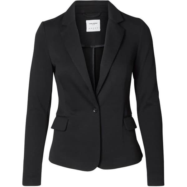 Jerseyblazer - VERO MODA - Svart - Dam - Figursydd - 2 Fickor