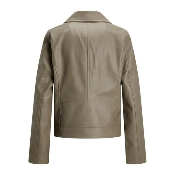 Läderjacka dam - Jack & Jones - Gail - Brindle - Långa ärmar - Vandring