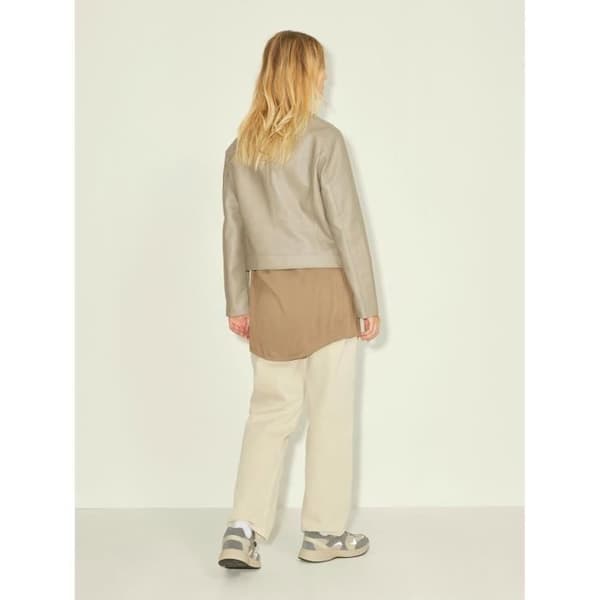 Läderjacka dam - Jack & Jones - Gail - Brindle - Långa ärmar - Vandring