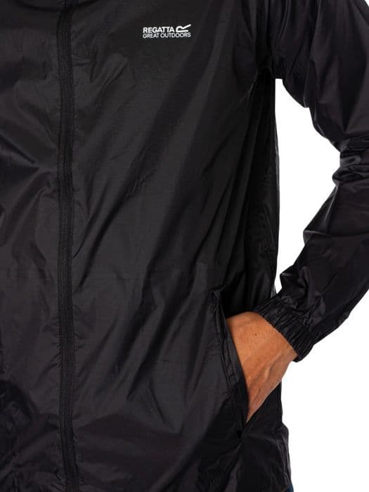 Regnjacka - Regatta - Pack it jkt iii - Svart - Ventilerande - Vattentät