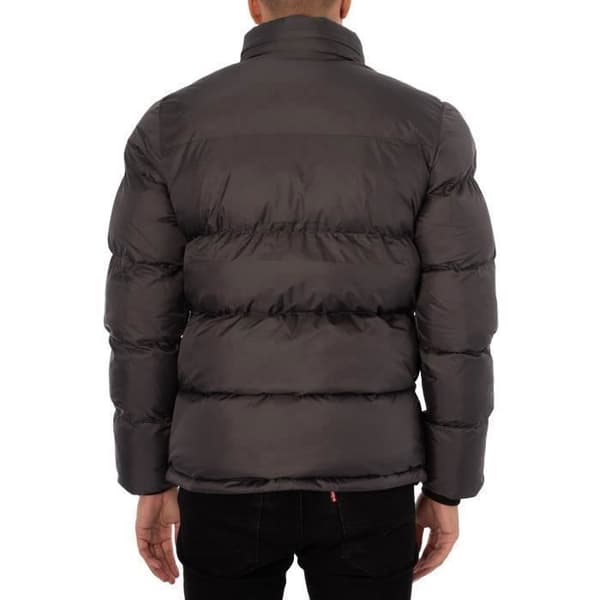 Idaho dunjacka för män - SCHOTT - Svart - Polyester - Dragkedja