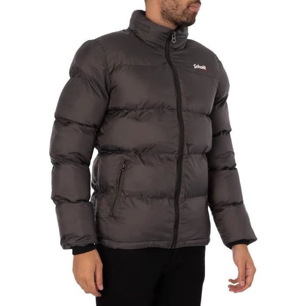 Idaho dunjacka för män - SCHOTT - Svart - Polyester - Dragkedja