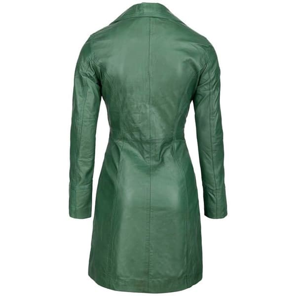 Jacka - perfecto - bomber Urban 5884 - UR1321 - Janice Läder för Dam | Elegant mjuk lammskinnsjacka, lång modell