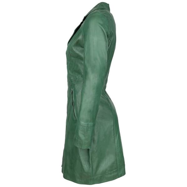Jacka - perfecto - bomber Urban 5884 - UR1321 - Janice Läder för Dam | Elegant mjuk lammskinnsjacka, lång modell
