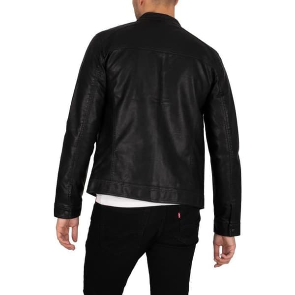 Jacka - JACK & JONES - Warner - Herr - Svart - Dragkedja och tryckknapp