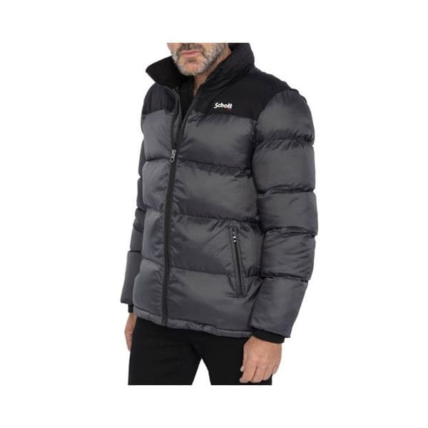 Blouson Man - Schott - Utah - Polyester - Antracit - Vuxen