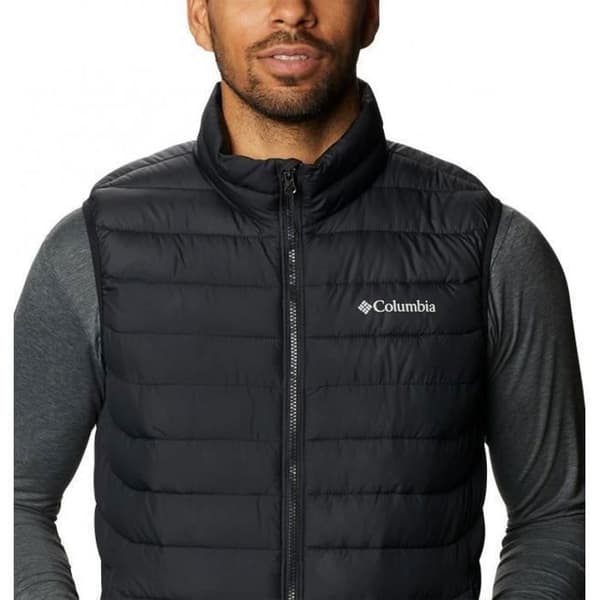 Vindjacka utan ärmar - Columbia - POWDER LITE - Svart - Omni-Heat® teknologi - Herr