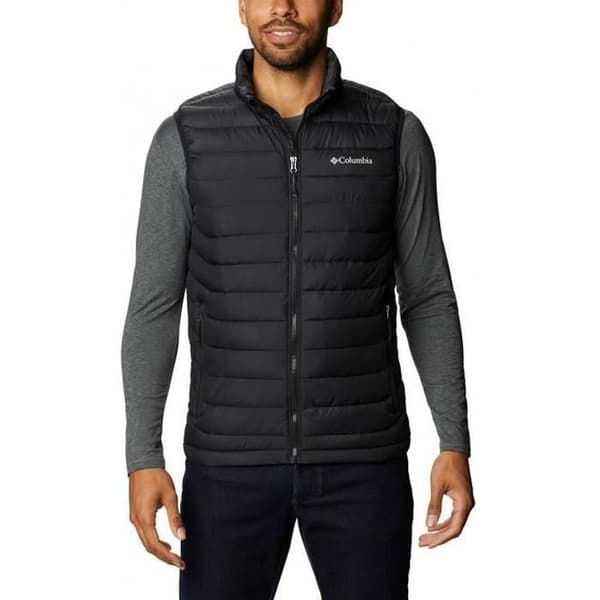 Vindjacka utan ärmar - Columbia - POWDER LITE - Svart - Omni-Heat® teknologi - Herr