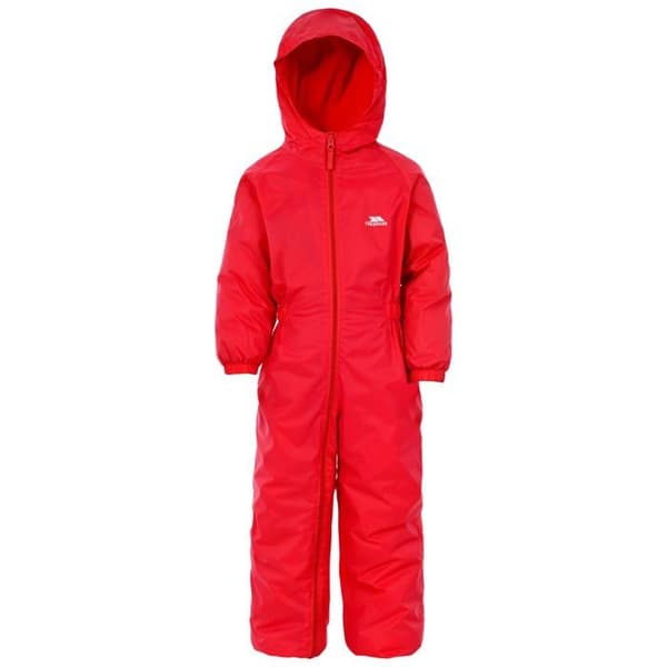 Trespass - UCSURAF20001SGR7/8 - Dripdrop Quiltad regnjacka Röd storlek 6/12 Girl