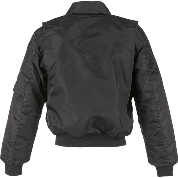Blouson - Brandit - CWU - Vattentät nylon - Fleecefoder - Svart färg