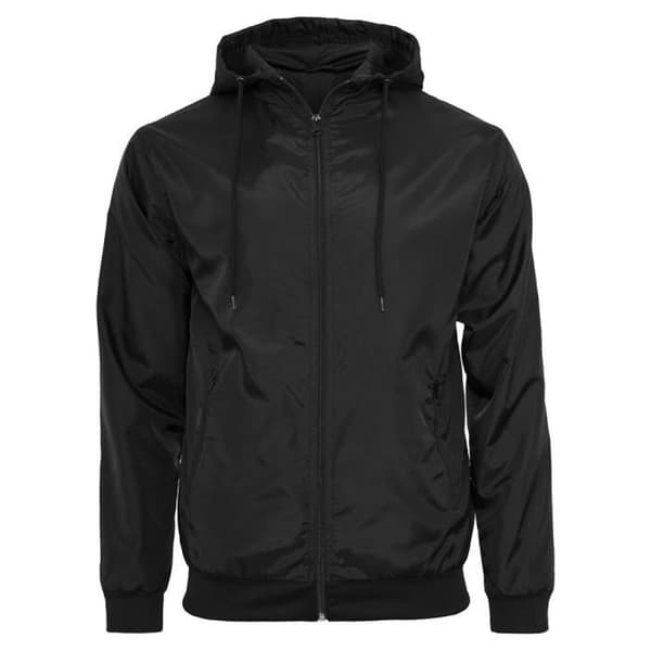 Urban Classics Windrunnerjacka för män, svart (Blk-Blk 00017), L EU