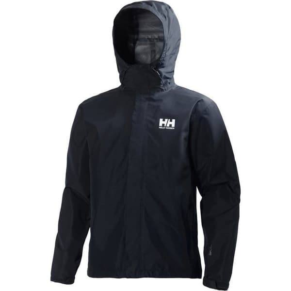 Vattentät jacka - Helly Hansen - Seven J - Blå - Justerbar - Fickor med dragkedja - Multisport