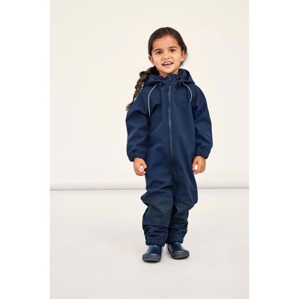 Name it Alfa Solid Fo Baby Onesie - mörk safir - 2 år