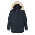 Miniatyrbild 1 av 3: Parka - Schott NYC - Nelson 20 - 100% polyester - Huva med konstpäls - Marinblå