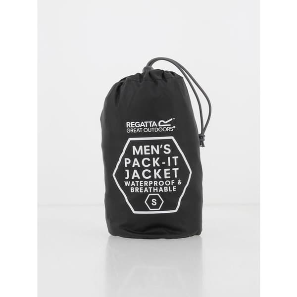 Regnjacka - Regatta - Pack it jkt iii - Svart - Ventilerande - Vattentät