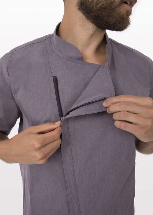 Professionell kockjacka - BCSZ009GRY2XL-GRY-2XL - Kockjacka för män
