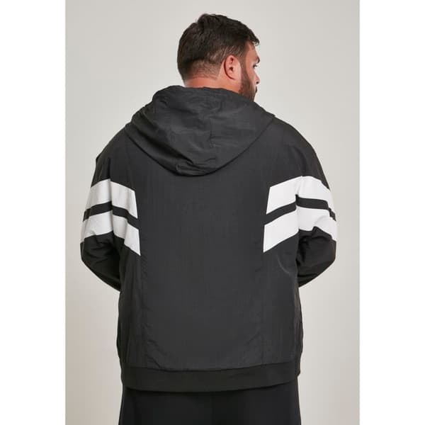Parka i stora storlekar - Urban Classic - Krinklepanel - Svart/Vit - Multisport - Herr