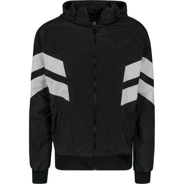 Parka i stora storlekar - Urban Classic - Krinklepanel - Svart/Vit - Multisport - Herr