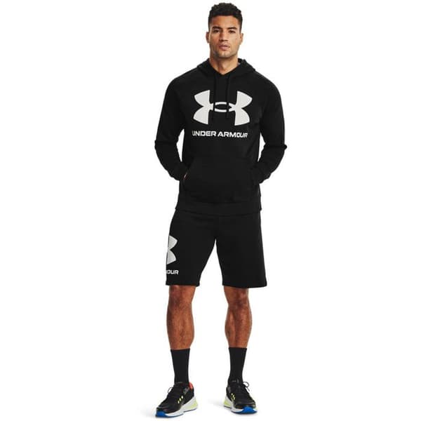 Huvtröja - Under Armour - Rival - Fleece - Svart - Långärmad