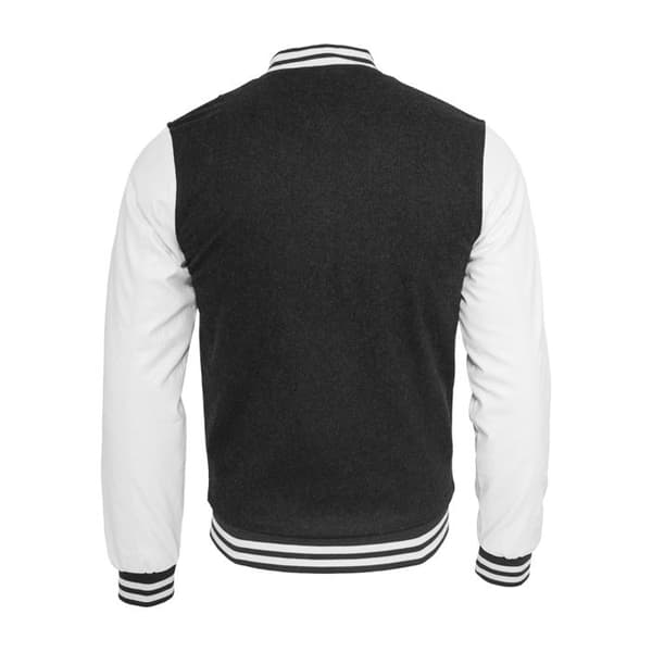 Teddyjacka - Urban Classics - Oldschool - Ull - Ärmar i konstläder - Slimmad