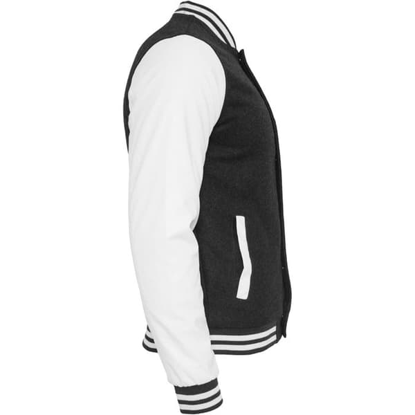 Teddyjacka - Urban Classics - Oldschool - Ull - Ärmar i konstläder - Slimmad