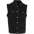 Miniatyrbild 6 av 6: Jeansjacka - URBAN CLASSICS - Ärmvecka väst - Blå färg - Unisex - 100% bomull