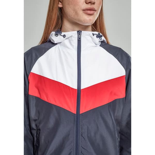 Parka dam - Urban Classics - Tricolor - Vindskydd - Justerbar huva - 2 fickor
