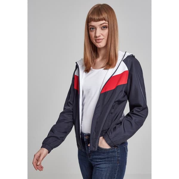 Parka dam - Urban Classics - Tricolor - Vindskydd - Justerbar huva - 2 fickor