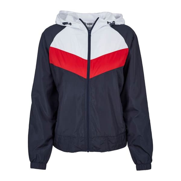 Parka dam - Urban Classics - Tricolor - Vindskydd - Justerbar huva - 2 fickor