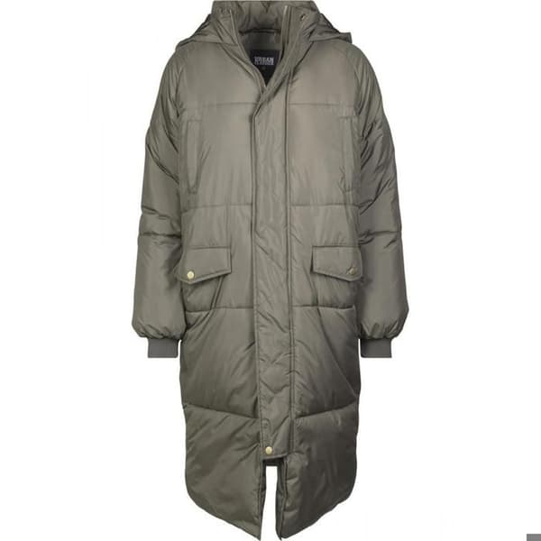 Parka dam - Urban Classics - Fuskpäls Pufferjacka - Lång - Svart - Bekväm och stilren