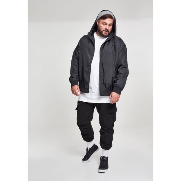 Vindjacka - Urban Classic - Stora storlekar - Svart - Unisex - Multisport