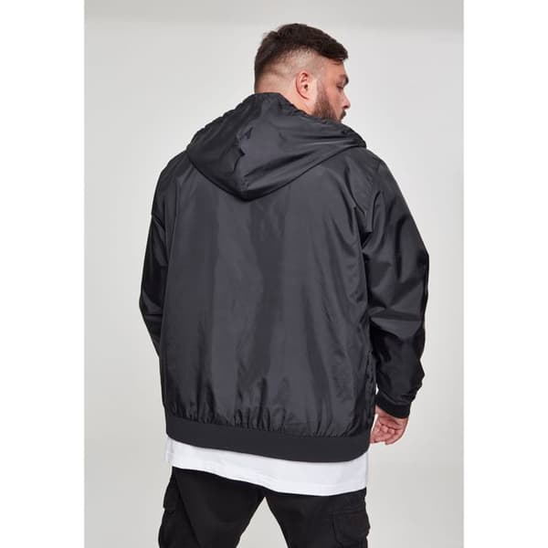 Vindjacka - Urban Classic - Stora storlekar - Svart - Unisex - Multisport