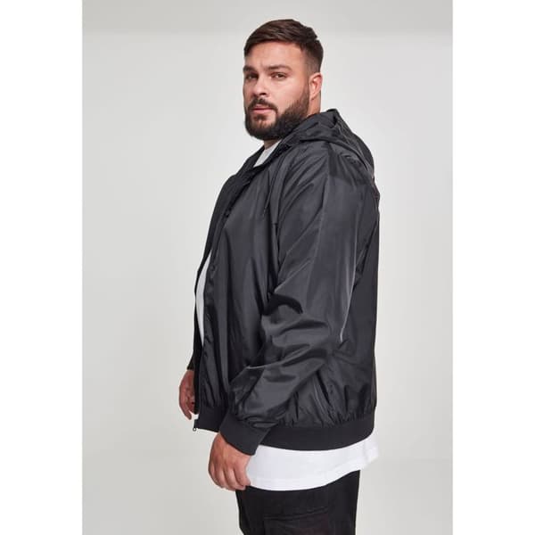 Vindjacka - Urban Classic - Stora storlekar - Svart - Unisex - Multisport