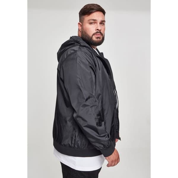 Vindjacka - Urban Classic - Stora storlekar - Svart - Unisex - Multisport