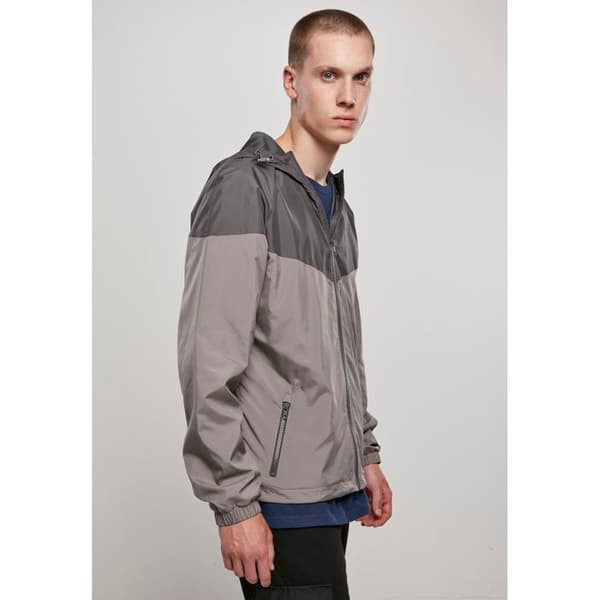 Väst - Klassik - 2-ton tech vindjacka - Svart/Mörkgrå - Unisex - Vuxen