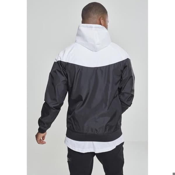 Vindjacka - URBAN CLASSICS - Pil - Svart/Vit - Multisport - Vuxen